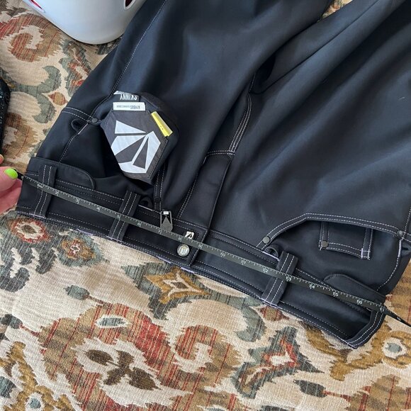 VOLCOM Nimbus Hybrid Skinny Snowboarding Pant Black - Picture 14 of 14